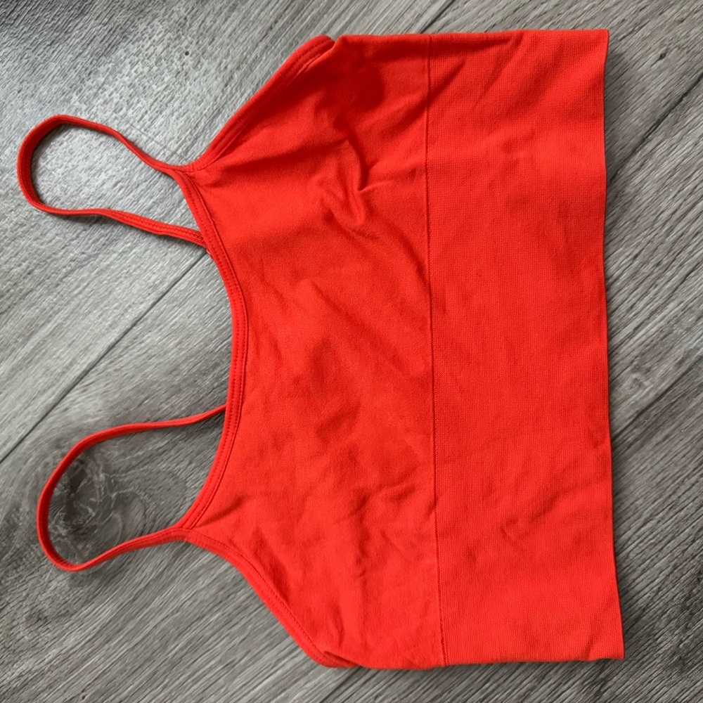 Vibrant Red Women's Crop Top
